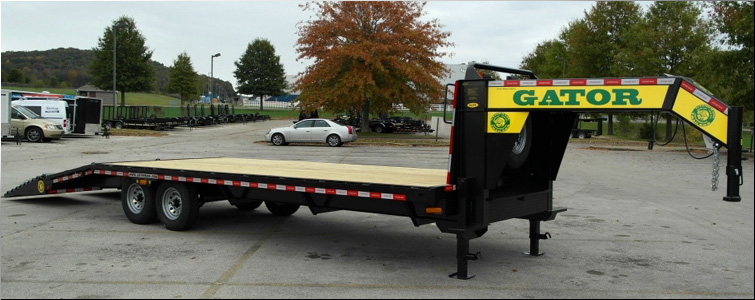 Gooseneck flat bed trailer for sale14k  Alleghany County, North Carolina